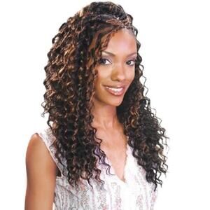 FreeTress Synthetic Hair Crochet Braids Deep Twist 22". Color 30. 2-pack bundle